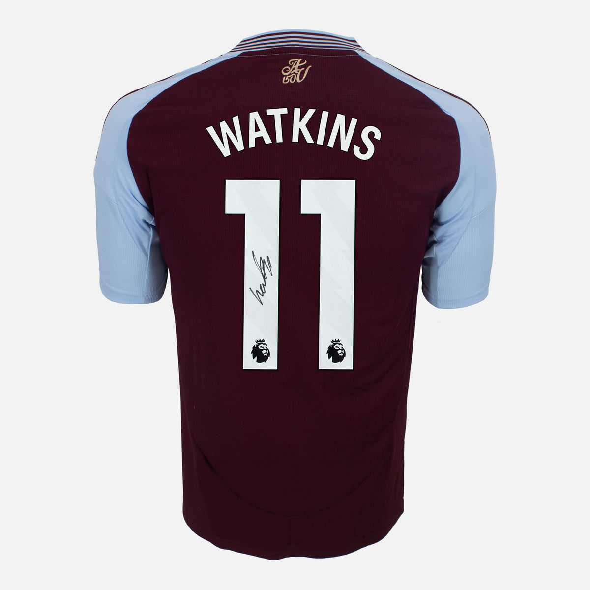Ollie Watkins Signed Aston Villa Shirt 2024-25 Home [11] — Official Aston Villa shirt signed by Ollie Watkins | The Vault