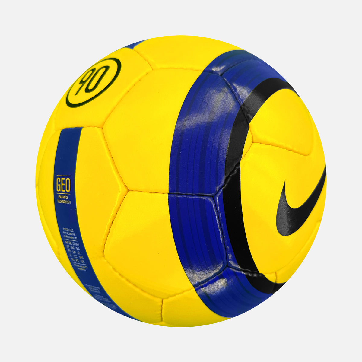 Nike Premier League Ball 2004-06 Aerow 1 T90 Yellow [New] — Keep your Nike football looking mint | The Vault