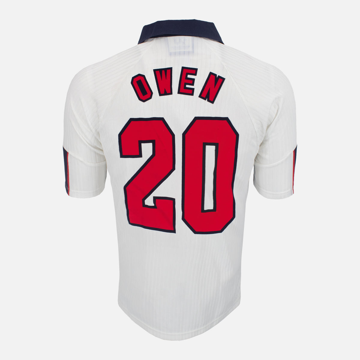 1997-99 England Home Shirt Owen 20 [Excellent] L — Verified official England shirt, condition graded | The Vault
