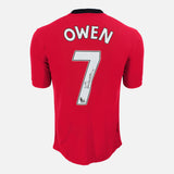 Michael Owen Signed Manchester United Shirt 2009-10 Home [7]