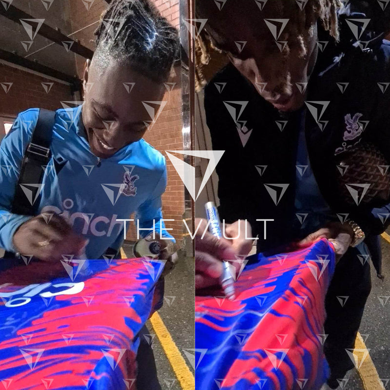 Squad Signed Crystal Palace Shirt 2022-23 Home [15 Autographs]