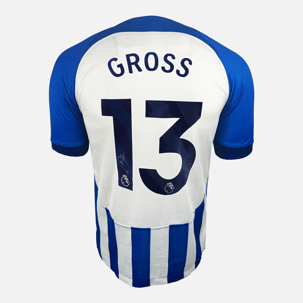 Pascal Groß Signed Brighton & Hove Albion Shirt Home 2023-24 [13] — Brighton & Hove Albion signed shirt from the 2023 to 2024 season | The Vault