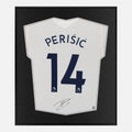 Framed Perisic Signed Shirt, Tottenham, White Home [Lite]