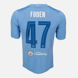 Phil Foden Signed Manchester City Shirt 2023-24 Home [47]