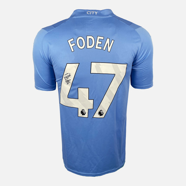 Phil Foden Signed Manchester City Shirt 2023-24 Home [47]
