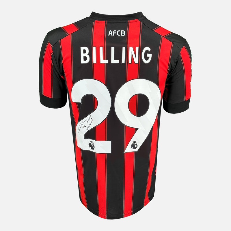 Framed Philip Billing Signed Bournemouth Shirt Home 2023-24 [Modern]