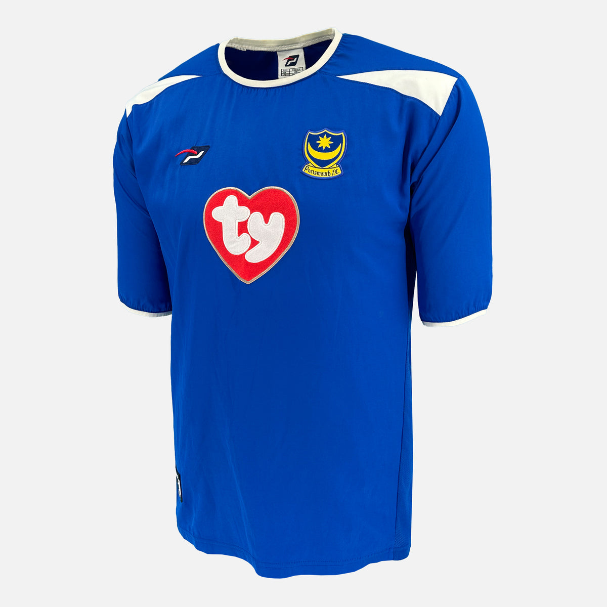 2003-05 Portsmouth Home Shirt [Excellent] M — Verified official Portsmouth shirt, condition graded | The Vault