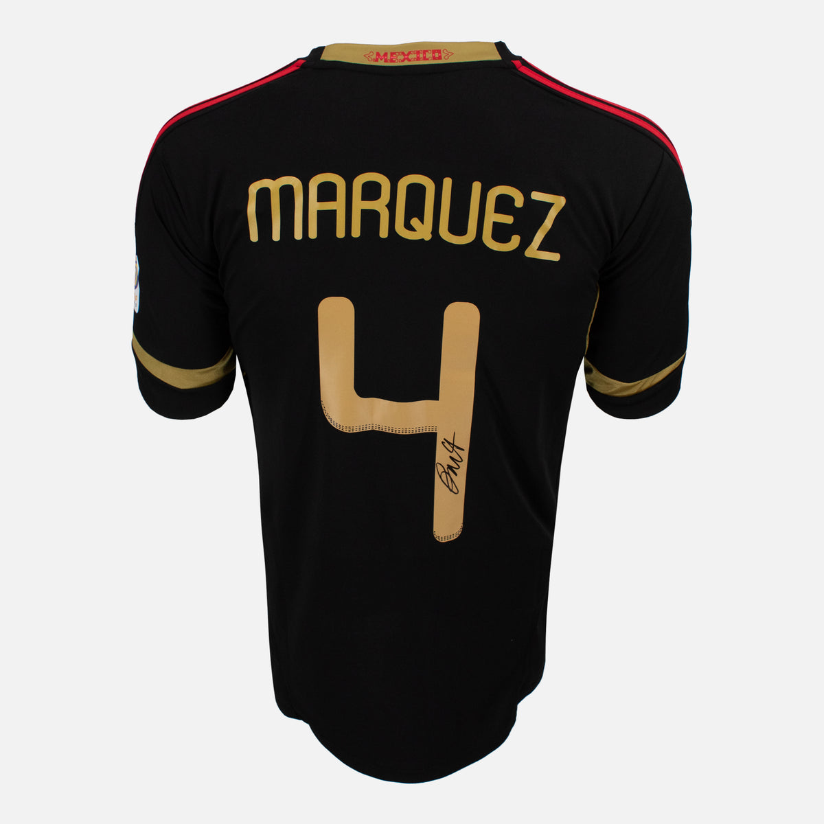 Rafael Márquez Signed Mexico Shirt 2011-13 Away [4] — Mexico signed shirt from the 2011 to 2013 season | The Vault