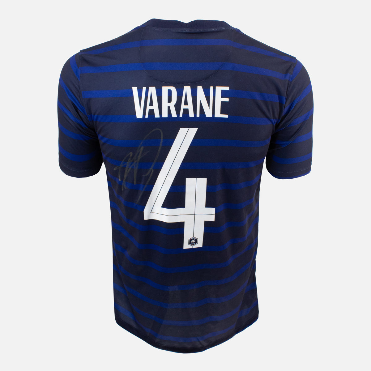 Raphael Varane Signed France Shirt Home 2020-21 [4] — France signed shirt from the 2020 to 2021 season | The Vault