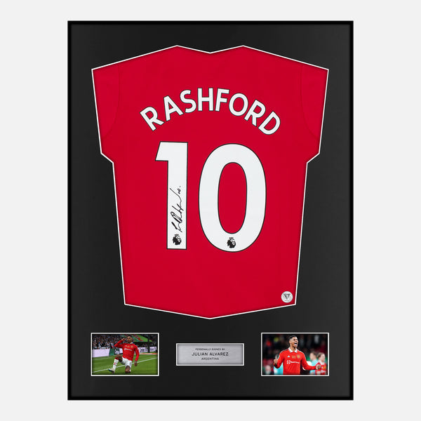 Framed Rashford Signed Manchester United Shirt [Classic]