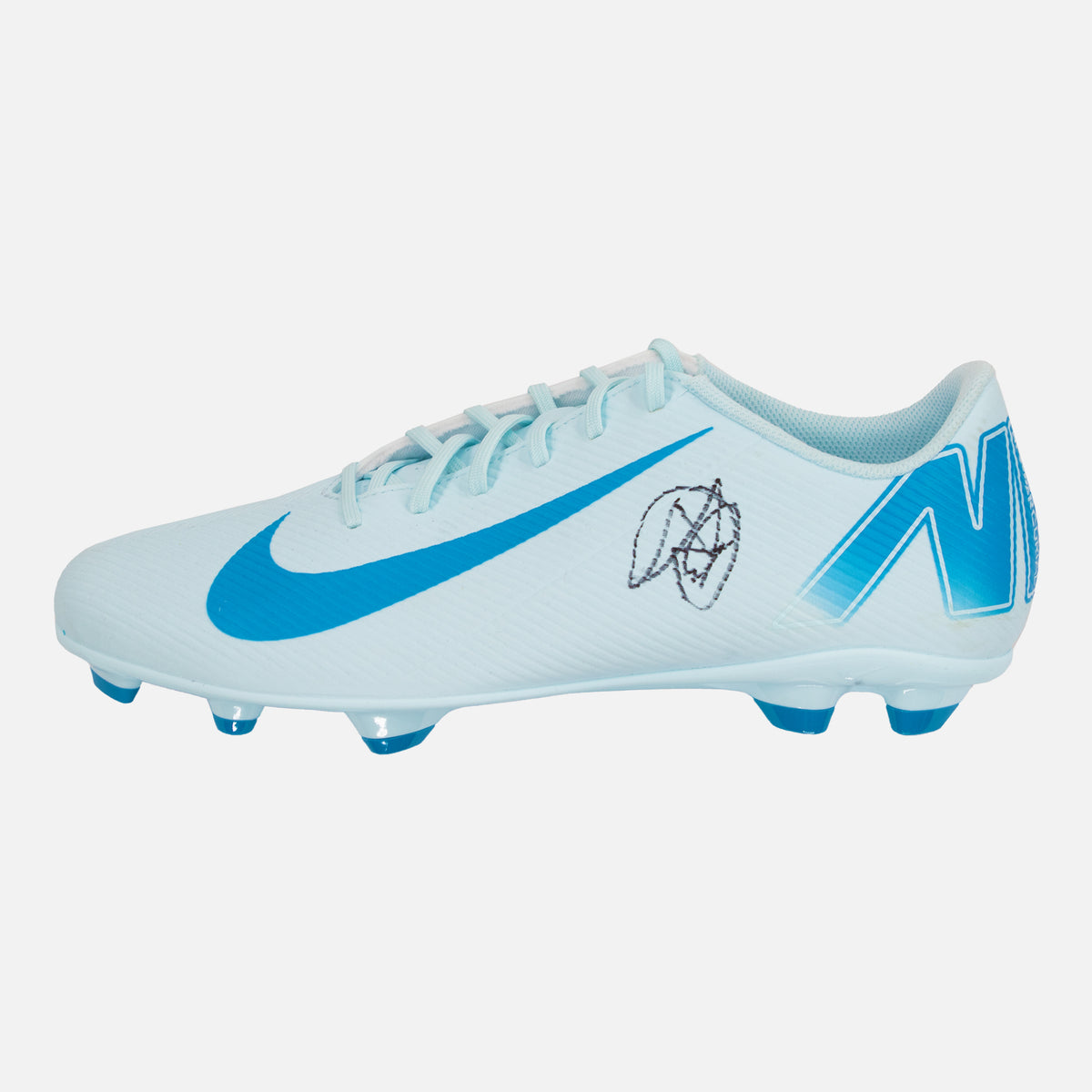 Rasmus Hojlund Signed Football Boot Nike Mercurial Vapor 16 [Left] — Showcase and protect your signed Hojlund football boot | The Vault