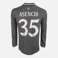 Raul Asencio Signed Real Madrid Shirt 2024-25 Third away [35]