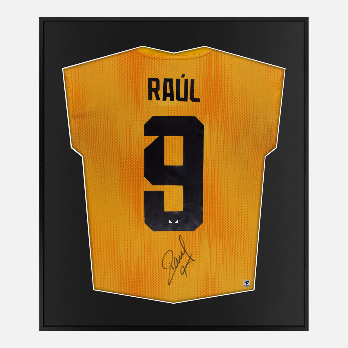 Framed Raul Jimenez Signed Shirt, Wolverhampton Wanderers [Lite] — Authentic signature with NFC and COA | The Vault