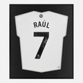 Framed Raul Jimenez Signed Shirt, Fulham White Home [Lite]