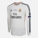 2014 Real Madrid Home Shirt Ronaldo 7 long sleeve CL Final [Excellent] M