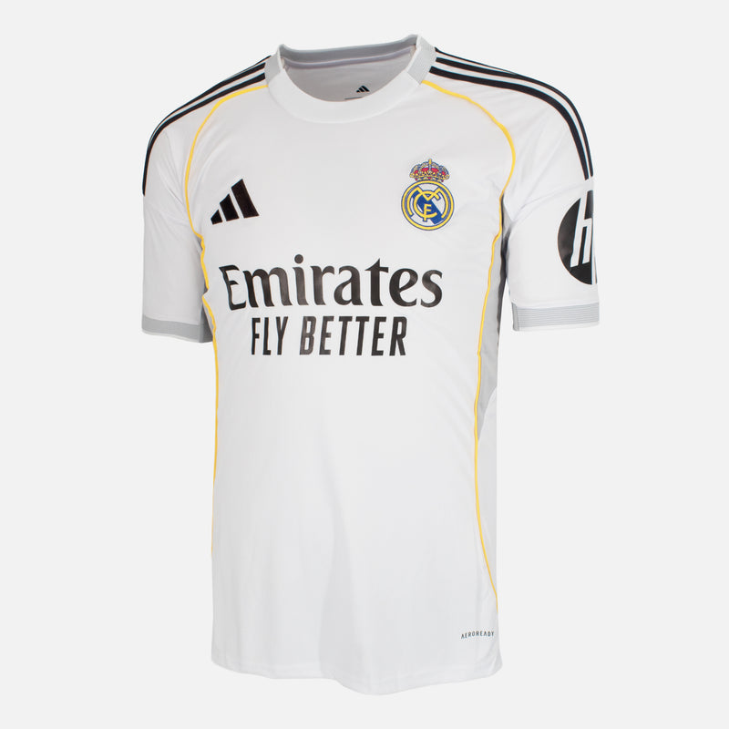 Álvaro Carreras Signed Real Madrid Shirt Home 2025-26 [18]