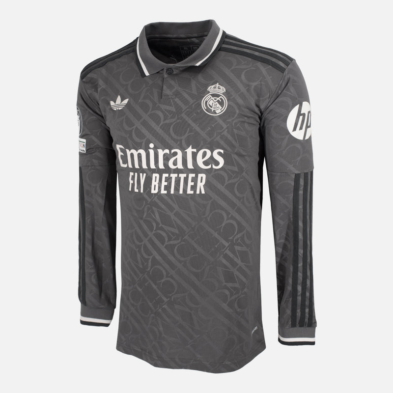 Raul Asencio Signed Real Madrid Shirt 2024-25 Third away [35]