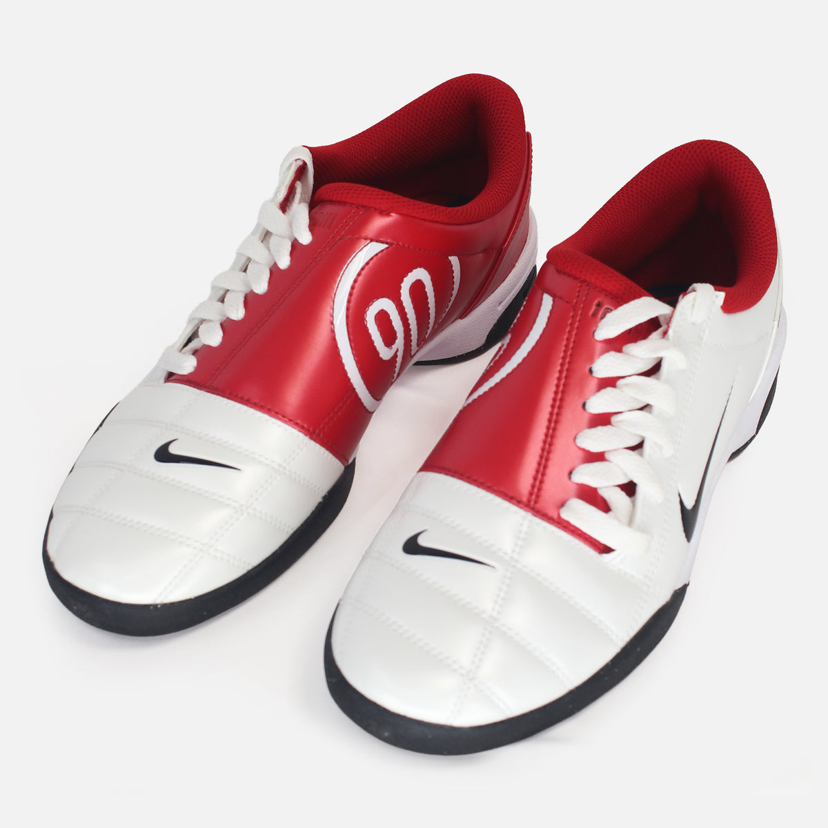 Nike Total 90 Indoor Football Boots Red/White IC [New] — Nike Football Boots built to wear or collect | The Vault