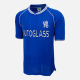 Joe Cole Signed Chelsea Shirt Blue Retro Home [10]