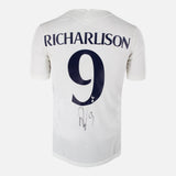 Framed Richarlison Signed Tottenham Hotspur Shirt, Number 9 [Mini]