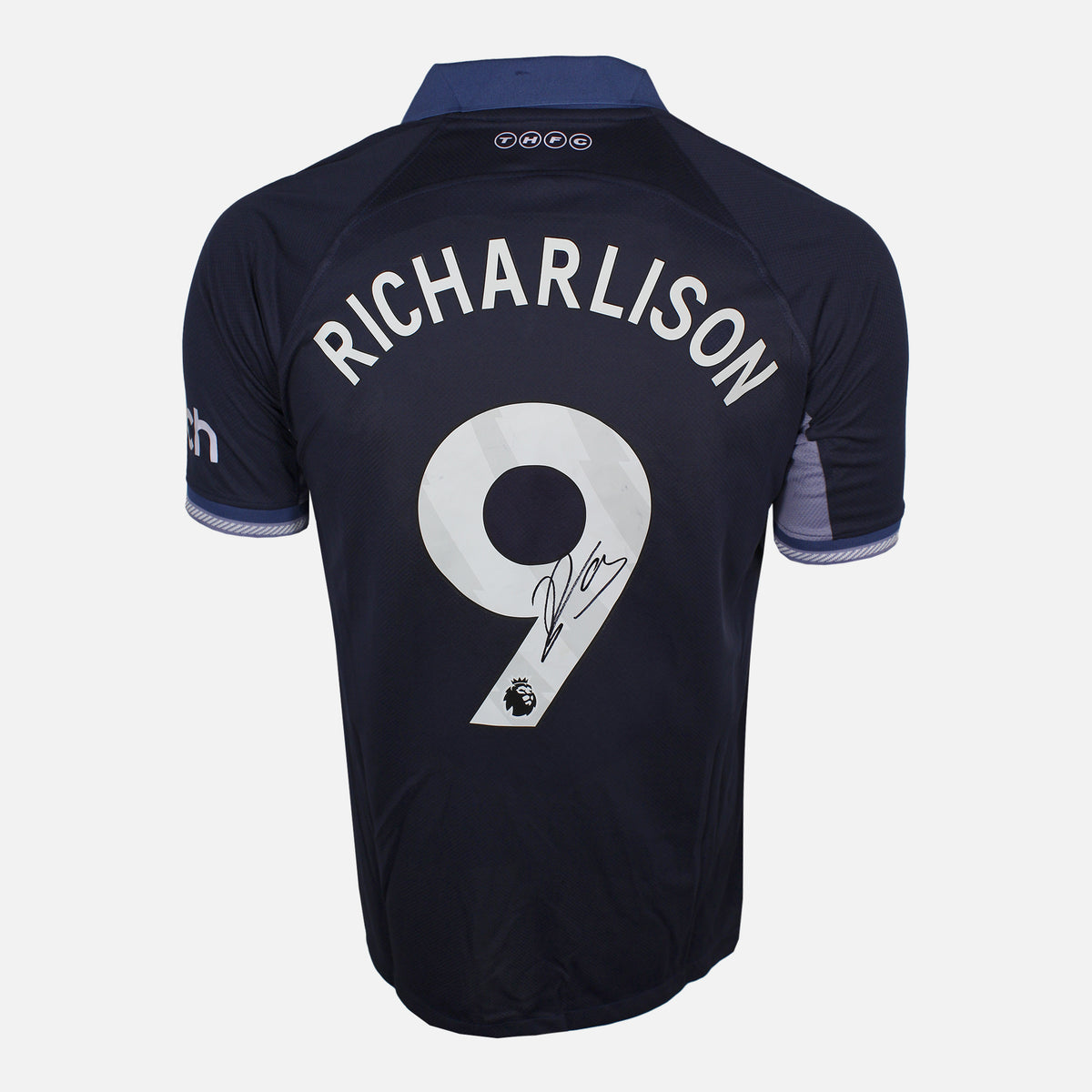 Richarlison Signed Tottenham Hotspur Shirt 2023-24 Away [9] — Tottenham Hotspur signed shirt from the 2023 to 2024 season | The Vault