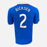 2014-15 Rangers Home Shirt Ricksen 2 [Perfect] S