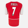 2002-04 Arsenal Home Shirt Pires 7 [Excellent] L