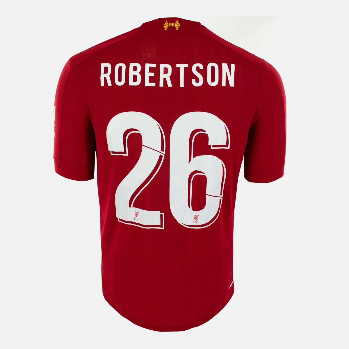2019-20 Liverpool Home Shirt Robertson 26 [Excellent] S — Verified official Liverpool shirt, condition graded | The Vault