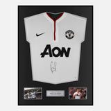 Framed Robin Van Persie Signed Manchester United Shirt Away 2012-13 [Modern]