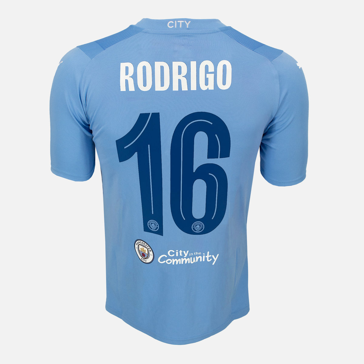 2023-24 Manchester City Home Shirt Rodri 16 [New] M — Original and official Manchester City shirt, brand new with tags | The Vault