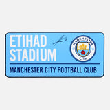 Rodri Signed Stadium Sign Blue Manchester City