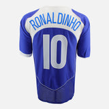 2004-06 Brazil Away Shirt Ronaldinho 10 [Perfect] XL