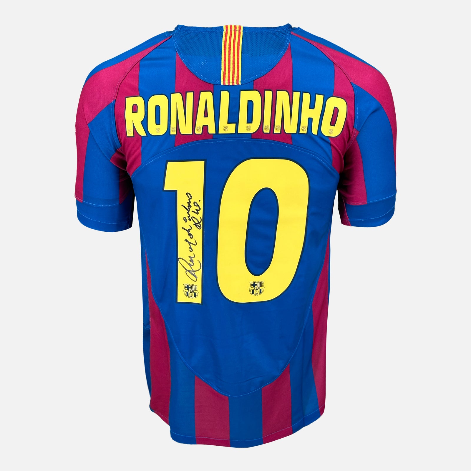 【正規05-06NIKE FC Barcelona RONALDINHO#10】 NIKE RONALDINHO #10 FC BARCELONA 2005/2006 SOCCER FOOTBALL
