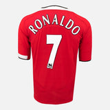 2004-06 Manchester United Home Shirt Ronaldo 7 [Perfect] L