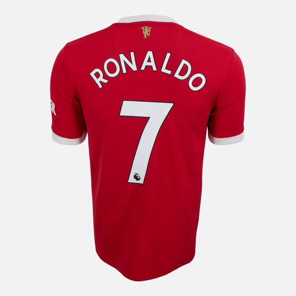 2021-22 Manchester United Home Shirt Ronaldo 7 [Excellent] M