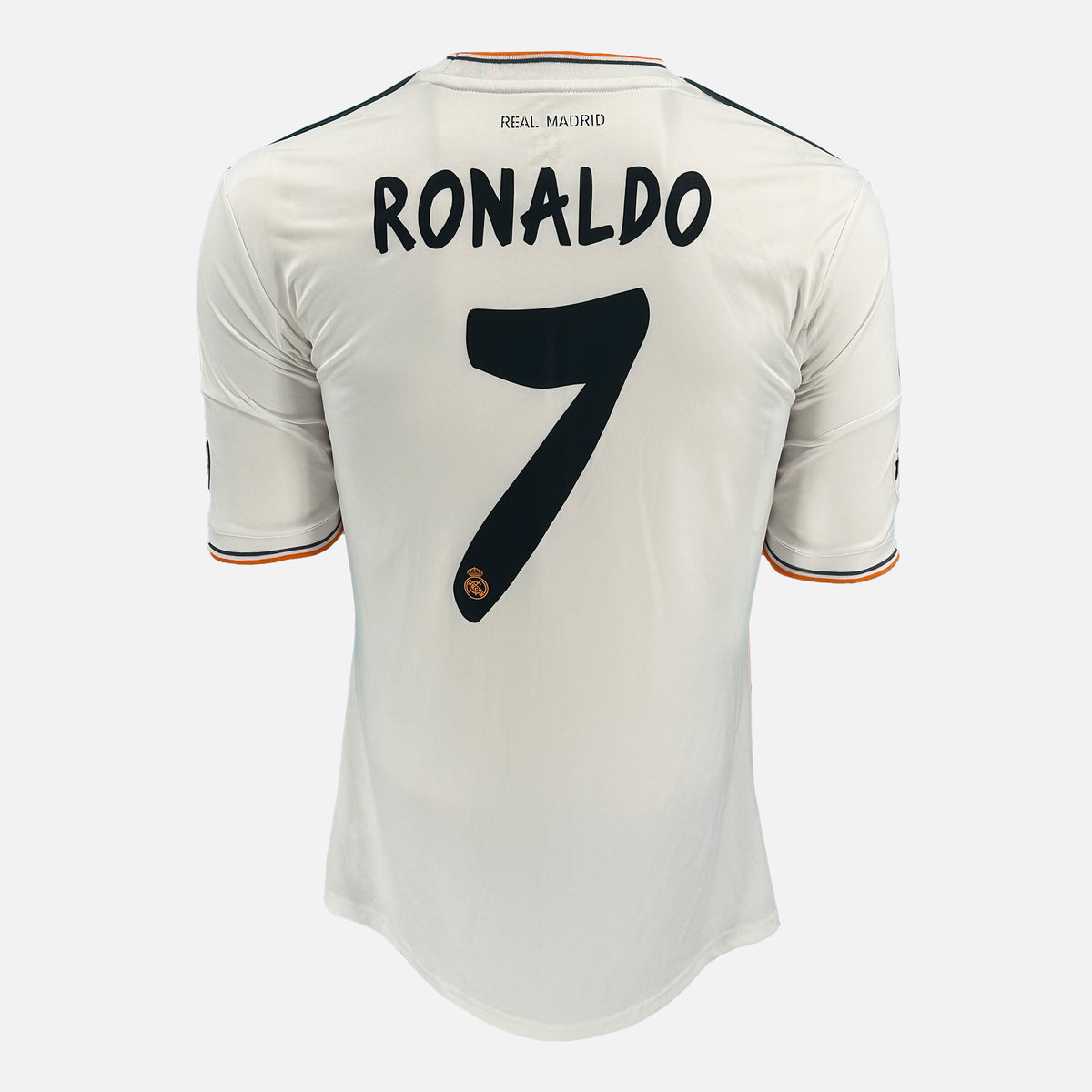 2013-14 Real Madrid Home Shirt Ronaldo 7 [Excellent] L — Verified official Real Madrid shirt, condition graded | The Vault