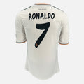 2013-14 Real Madrid Home Shirt Ronaldo 7 [Excellent] L