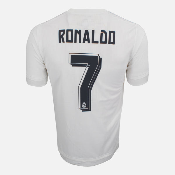 2015-16 Real Madrid Home Shirt Ronaldo 7 [Perfect] M