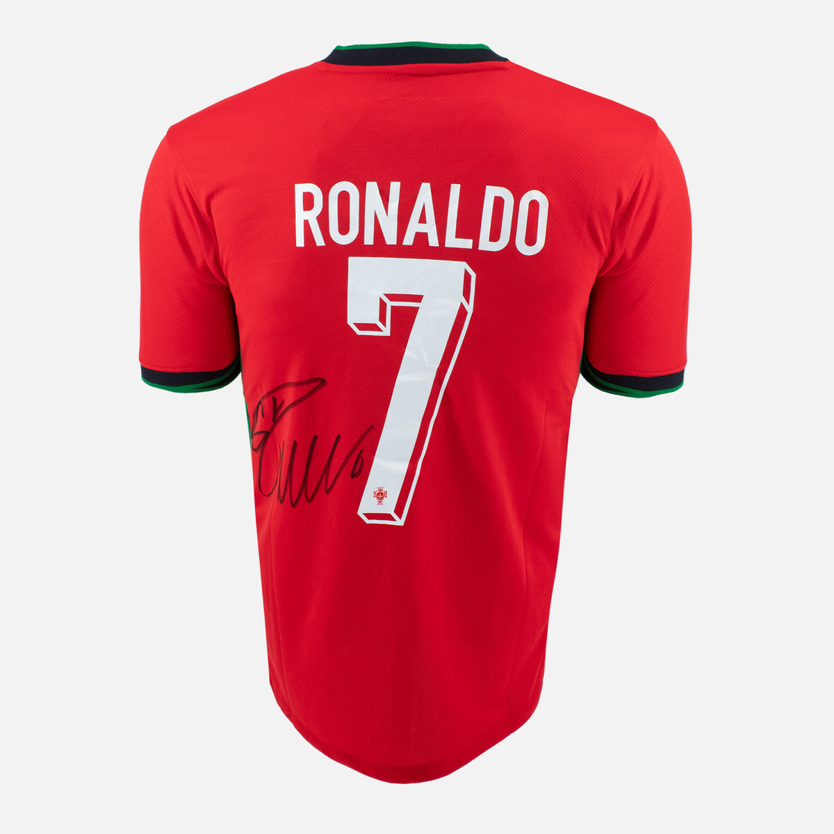 Cristiano Ronaldo Signed Portugal Shirt 2024-25 Home [7] — Official Portugal shirt signed by Cristiano Ronaldo | The Vault