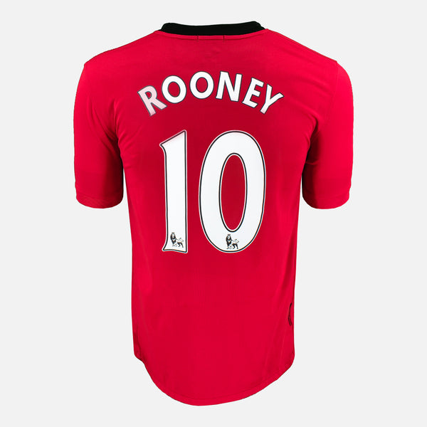 2009-10 Manchester United Home Shirt Rooney 10 [Excellent] XL