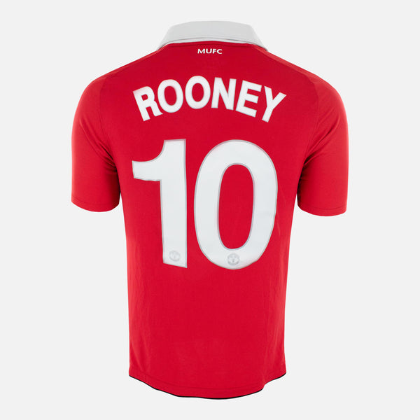 2010-11 Manchester United Home Shirt Rooney 10 [Excellent]