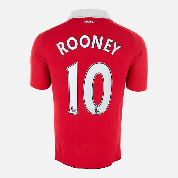 2010-11 Manchester United Home Shirt Rooney 10 [Excellent] M