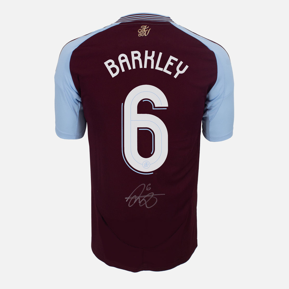 Ross Barkley Signed Aston Villa Shirt Home 2024-25 [6] — Official Aston Villa shirt signed by Ross Barkley | The Vault