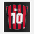 Framed Ruud Gullit Signed Shirt, AC Milan 1988 Home [Lite]