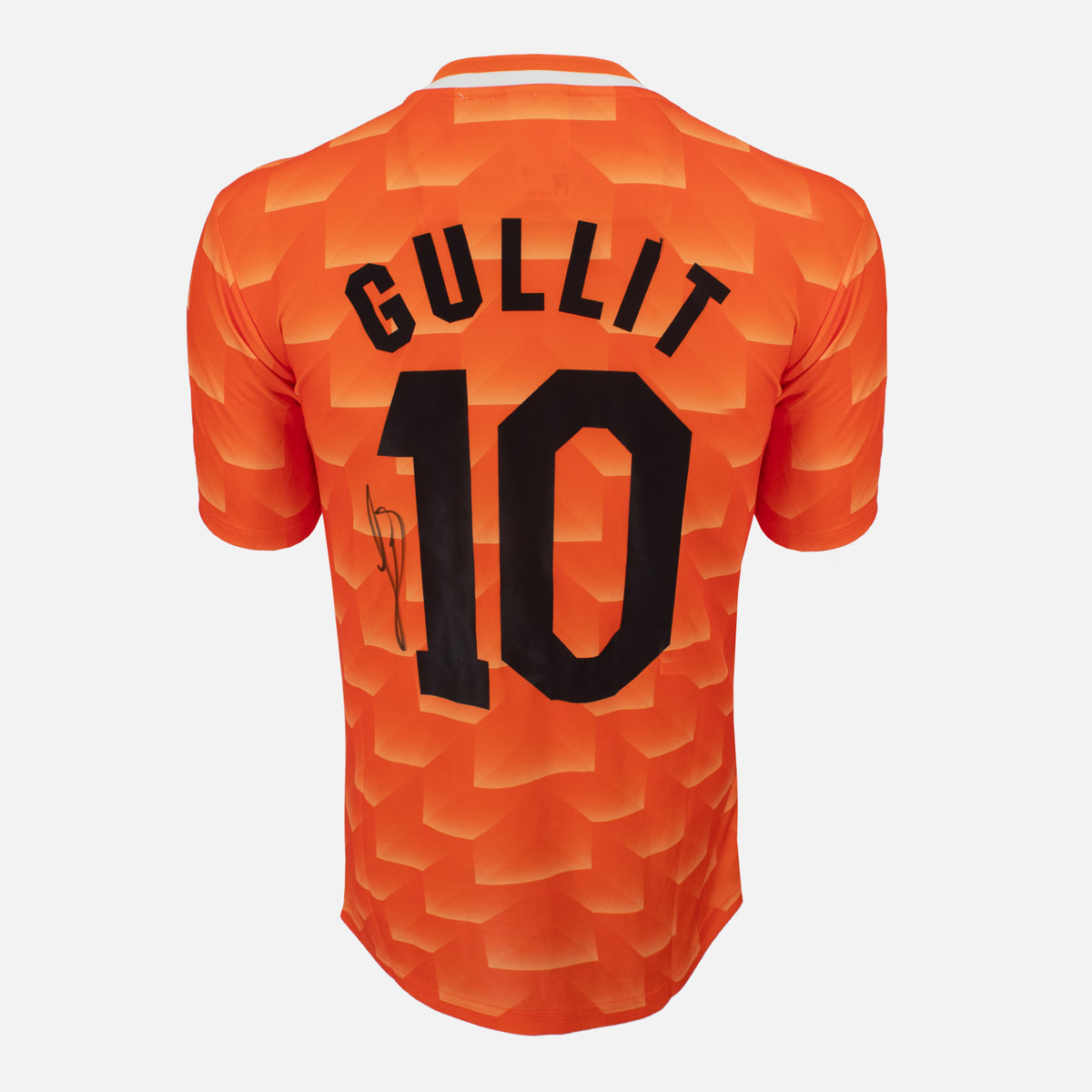 Ruud Gullit Signed Netherlands Shirt Home Euro 1988 [10] — Netherlands signed shirt from the 1988 season | The Vault