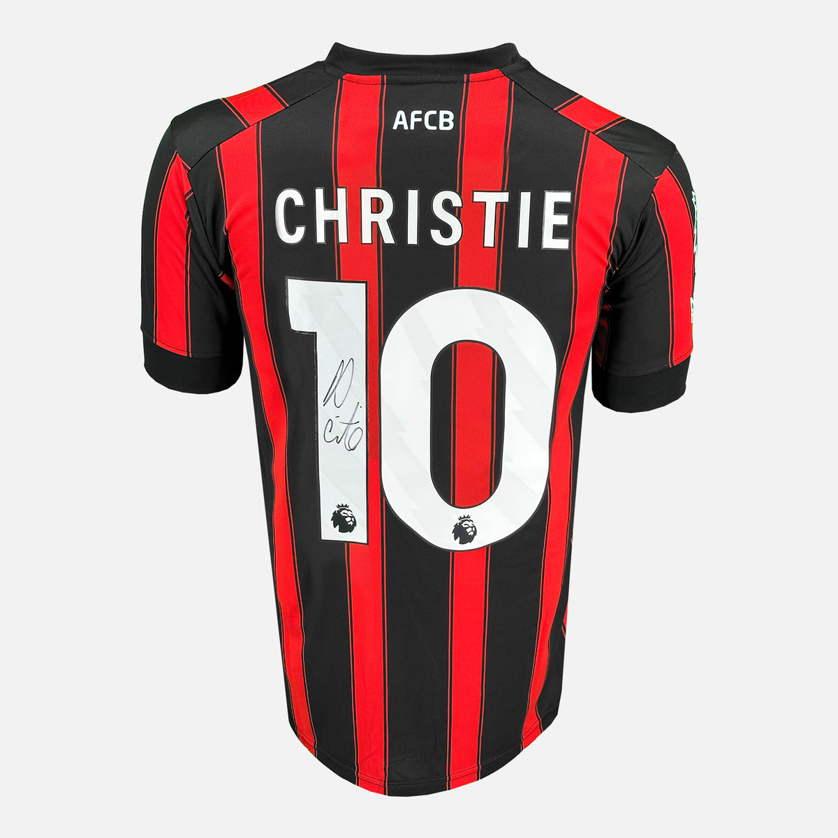 Ryan Christie Signed Bournemouth Shirt 2023-24 Home [10] — Bournemouth signed shirt from the 2023 to 2024 season | The Vault