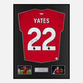 Framed Ryan Yates Signed Nottingham Forest Shirt 2024-25 Home [Classic]