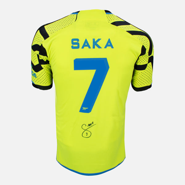 Bukayo Saka Signed Arsenal Shirt 2023-24 Away [7]