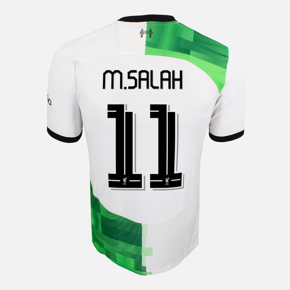2023-24 Liverpool Away Shirt M.Salah 11 [New] S — Original and official Liverpool shirt, brand new with tags | The Vault
