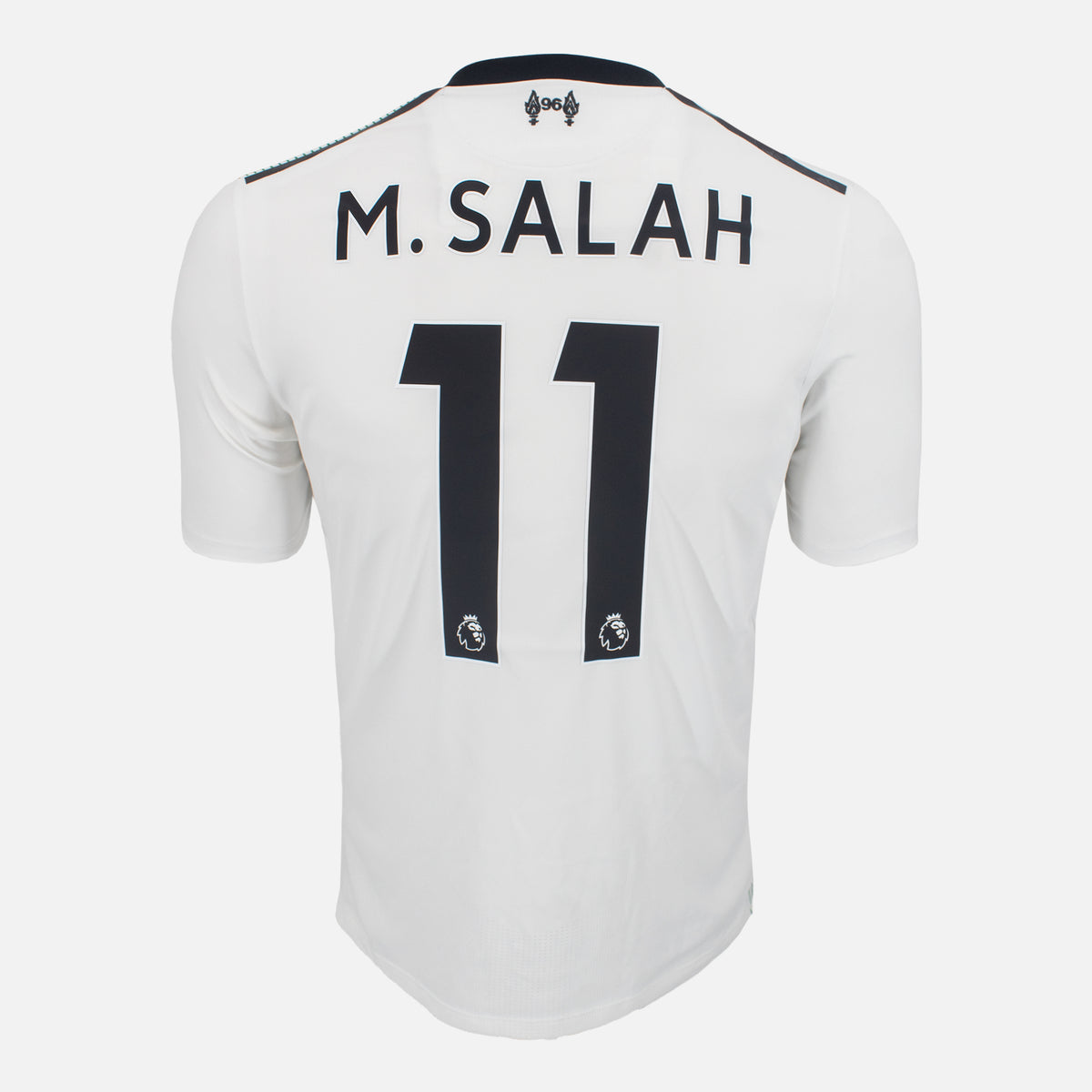 2017-18 Liverpool Away Shirt Salah 11 [Excellent] S — Verified official Liverpool shirt, condition graded | The Vault